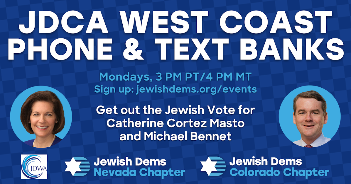 JDCA West Coast Regional Phone & Text Bank · Mobilize